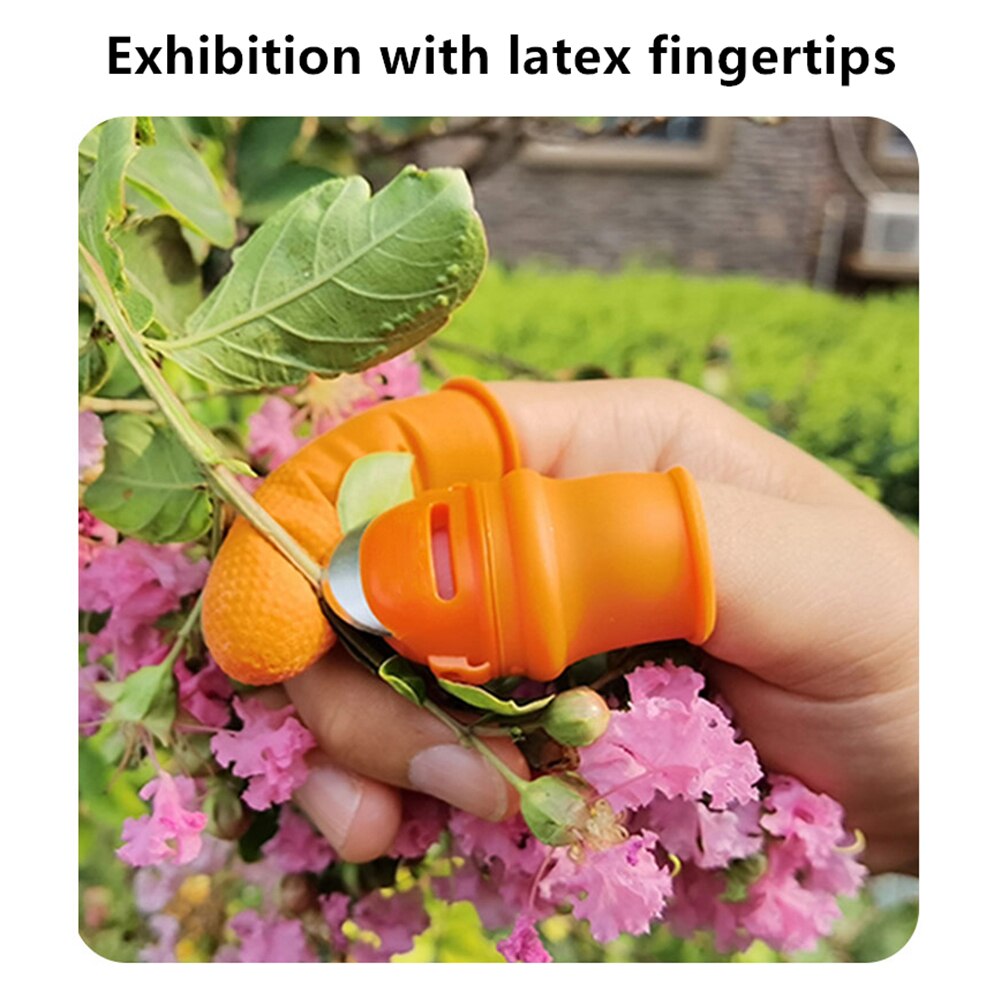 Thumb Cutter Vegetables Tomato Fruit Picker Separator Finger Tool Sharp Blade Hand Cutting Tool For Harvesting Garden Tools