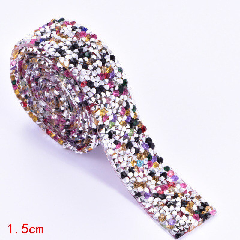 Goud En Zilver Rhinestone Trim Strass Fix Steentjes Glas Crystal Diamonds Voor Ambachten Steentjes Voor Kleding Diy Ketting: ZD0049