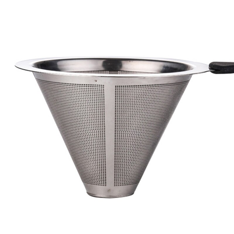 4000ML Glass Coffee Pot Heat Resistant Classic Coffee Kettle Maker Pour Over Coffeemaker Coffee Drip Pot Coffee Percolators: steel funnel