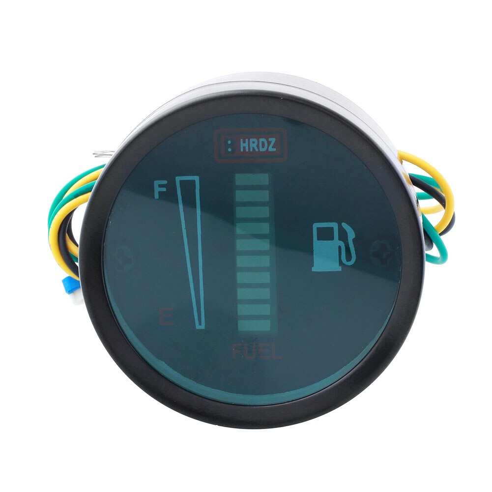 Jauge de niveau de carburant pour moto, universel, 52mm, numérique LED