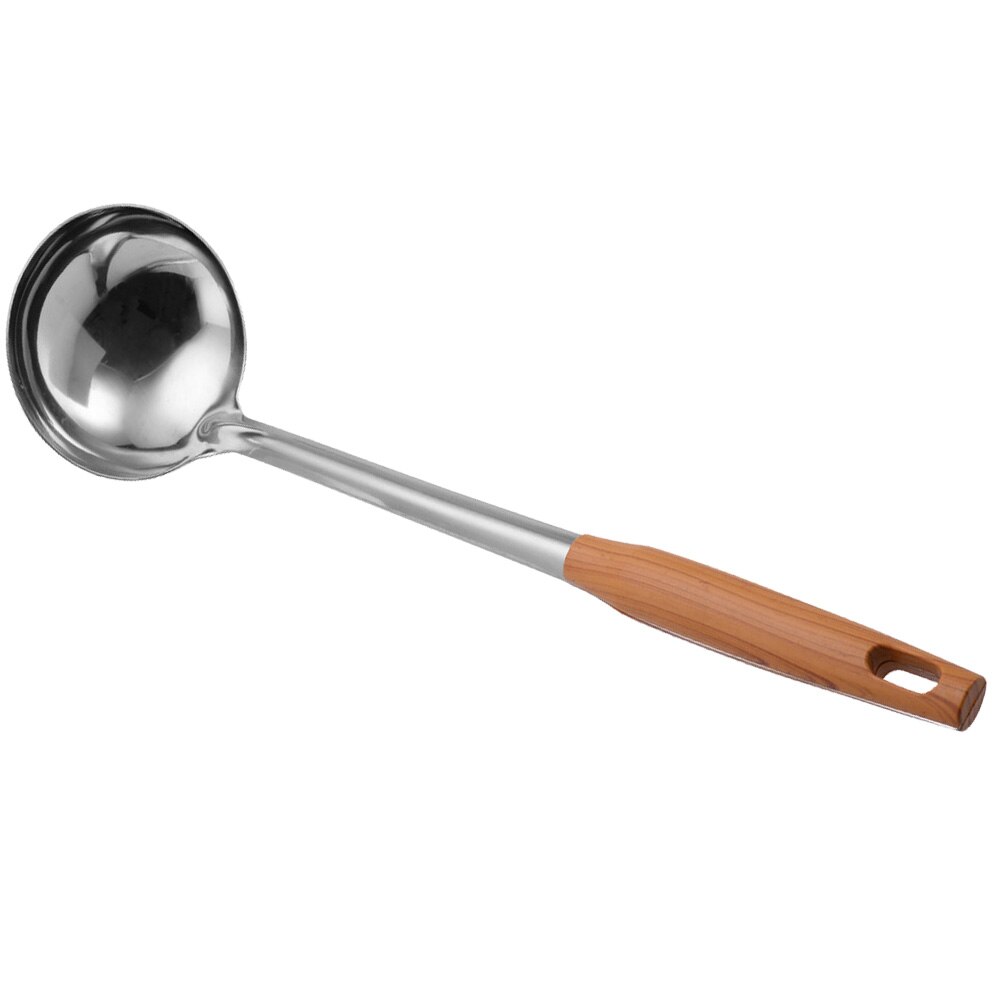 Stainless Steel Cooking Ladle Large Stirring Spoon Stainless Steel Cooking Ladle