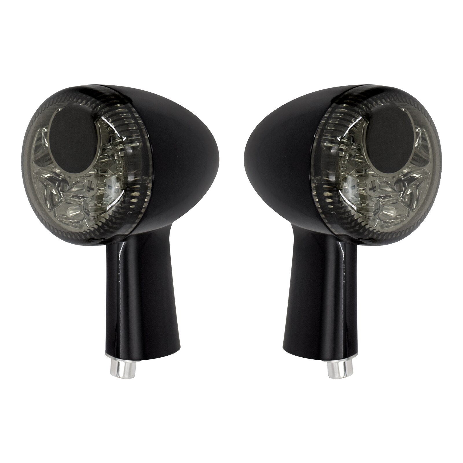 Motocicleta âmbar traseiro led turn signal luzes indicador preto/cromo
Para Harley Sportster 883 Super Baixa 21 XL883L 1200 1992-2020