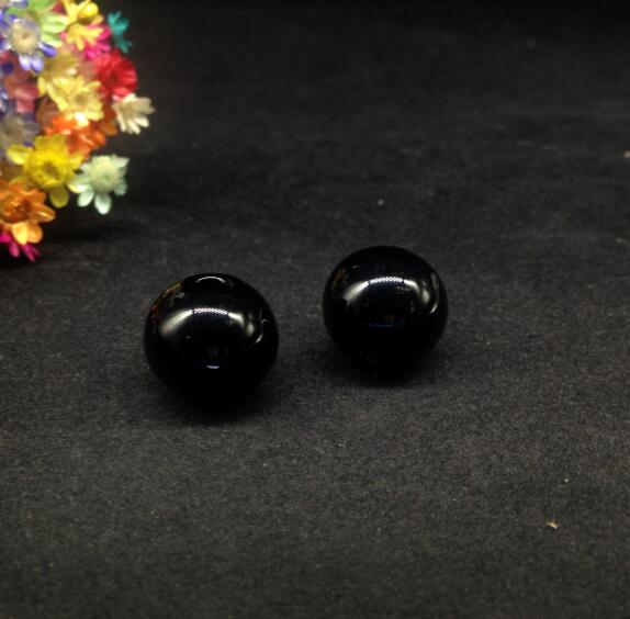 50 pcs 16mm color mix rodada Orb bola forma globo de vidro bolha com 4mm buraco vidro vial pingente diy garrafa de vidro cúpula frasco colar: black