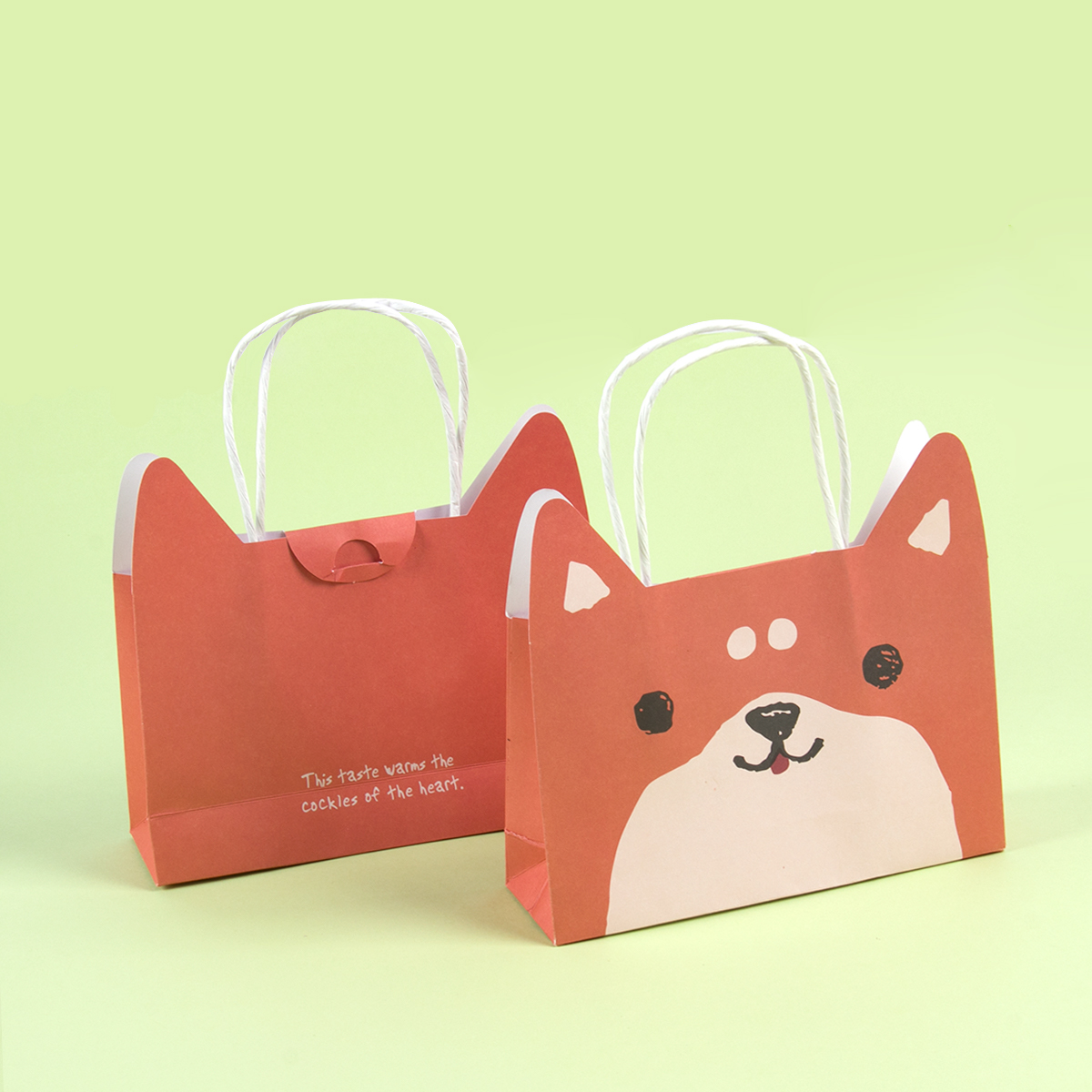 4pcs Cartoon Dieren Snoepzakjes - Beer Kikker Hond Kat - Jungle Verjaardagsfeest Koekjes Verpakking
