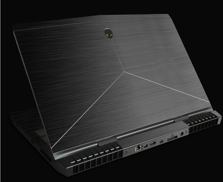 Laptop Aufkleber Haut Aufkleber Kohlenstoff faser Abdeckung Schutz für Alienware 15 R3 ALW15C 15,6-zoll Freisetzung: Schwarz gebürstet