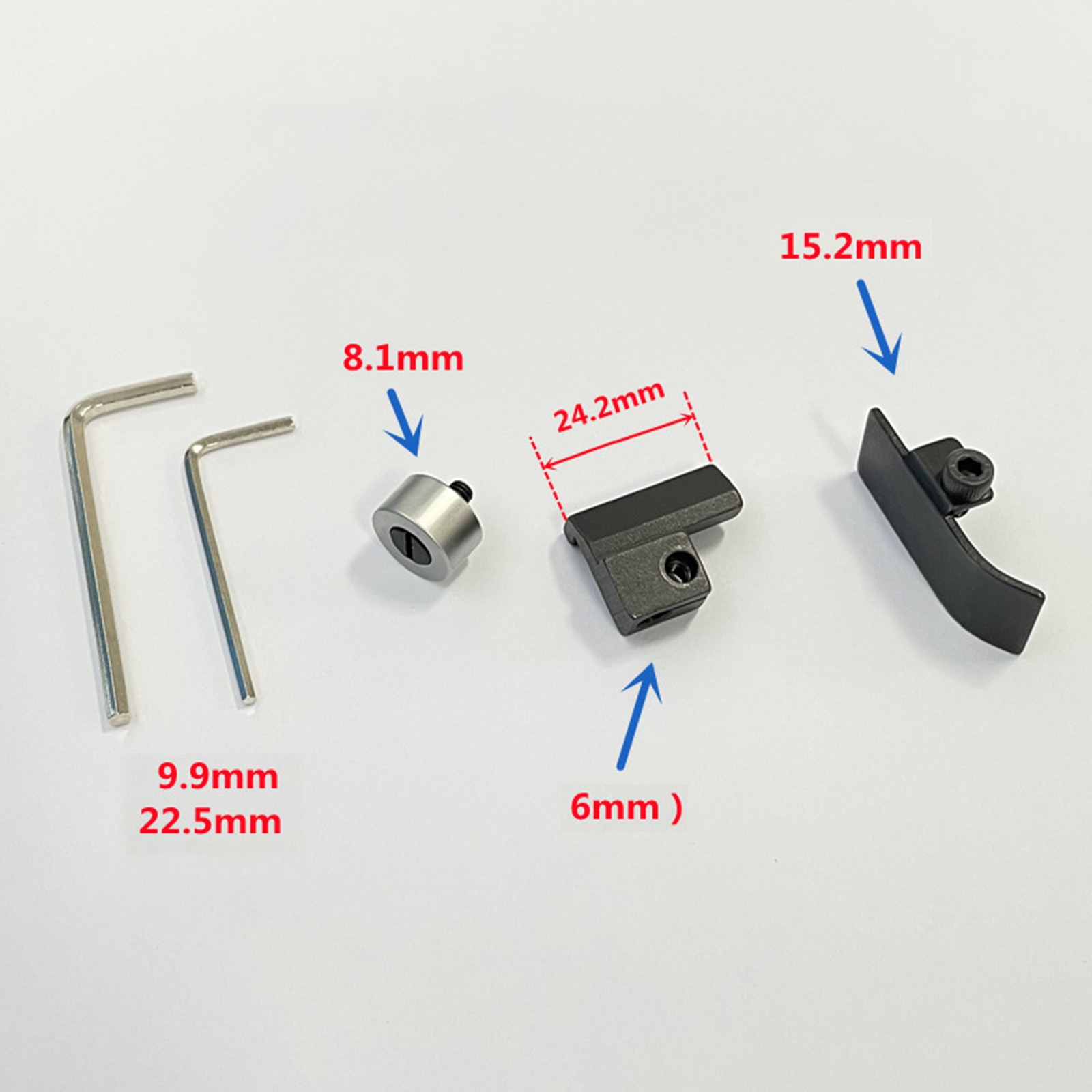 Suspended Edge Guide with Adaptor Bracket Steel Hem Guide Hinge Roller Guide Rail for Industrial Sewing Machines Attachments