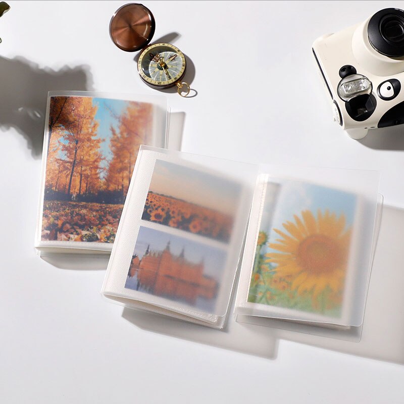 Pochette transparente pour Album Photo 3/5 pouces, 80/40 pochettes, porte-cartes Photo, Scrapbook, Film Polaroid, DIY
