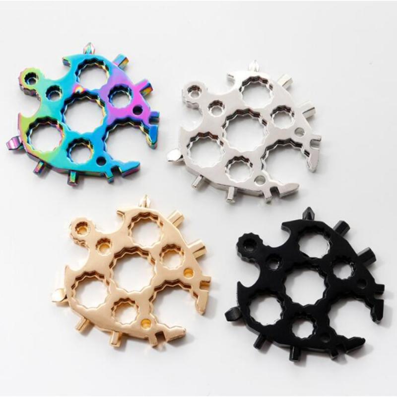 20 in 1 Tool Household Multifunctional Turtle-shaped Octagonal Snowflake Wrench Snowflake Tool Card Combination Wrench Tool