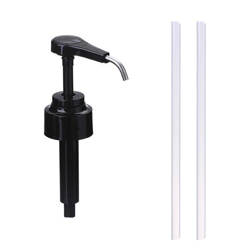 Neue 1Stck Kaffee 1L Spender Sirup Pumpe Schwarz Flüssigkeit Spender Für Monin Sirup 10ml Saft Flasche Spender Pumpe küche Büro