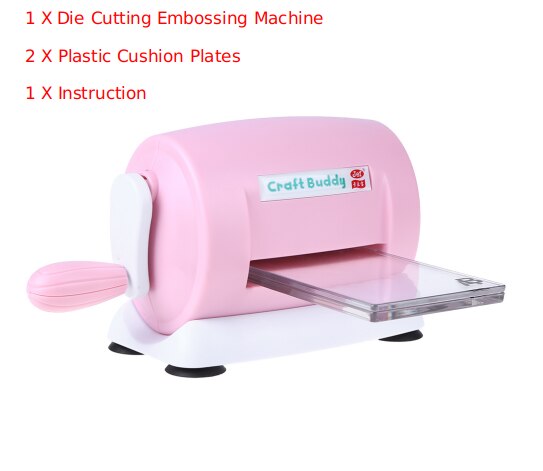 DIY Plastics Paper Cutting Embossing Machine Home Scrapbooking Paper Cutter Plastic and Metal Portable Tool Mould Machine: 5