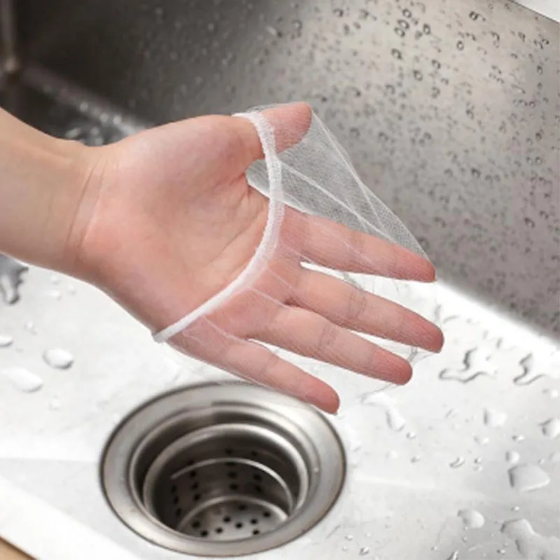 Pantalla de filtro para fregadero de cocina, pantalla de filtro para salida de aguas residuales, juego de 100 piezas