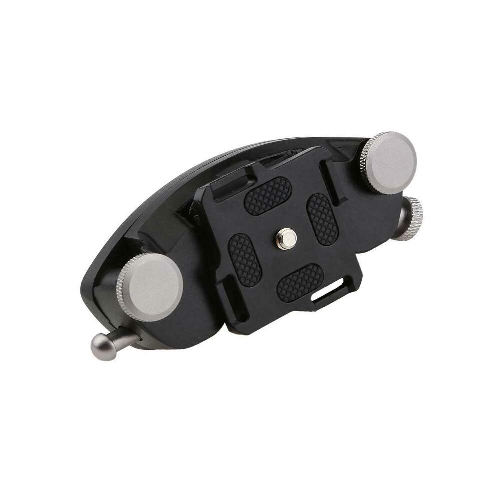 Taille araignée ceinture Holster 1/4 "vis rapide sangle boucle Surface polie terne: Silvery