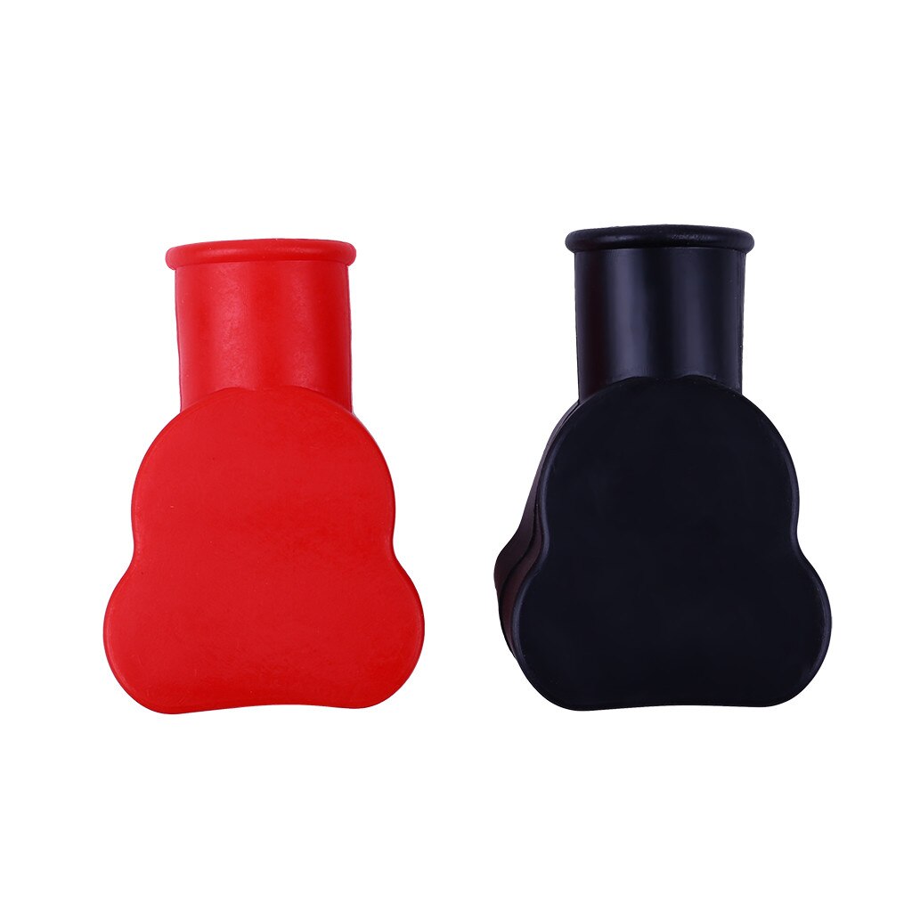 2 pc Car Battery Negative Positive Terminal Covers Cap Boat Insulating Protector: Default Title