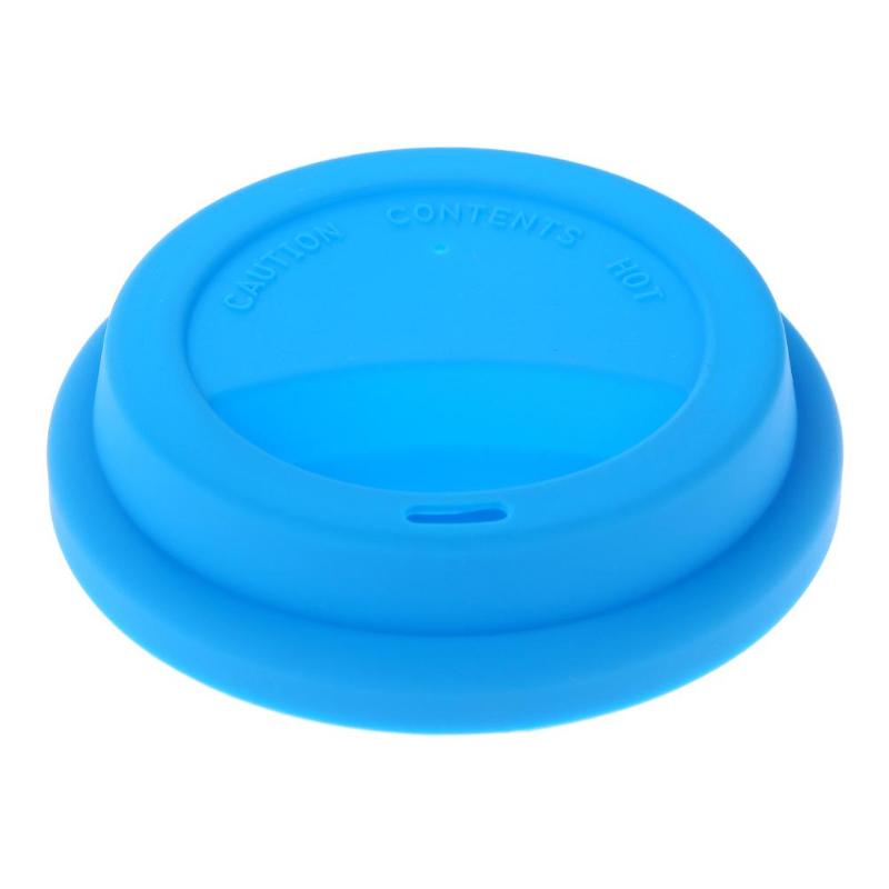 Tapa de taza de silicona gruesa reutilizable Anti-polvo aislante cubierta de taza de té de café resistente al calor seguro saludable tapa de silicona: D