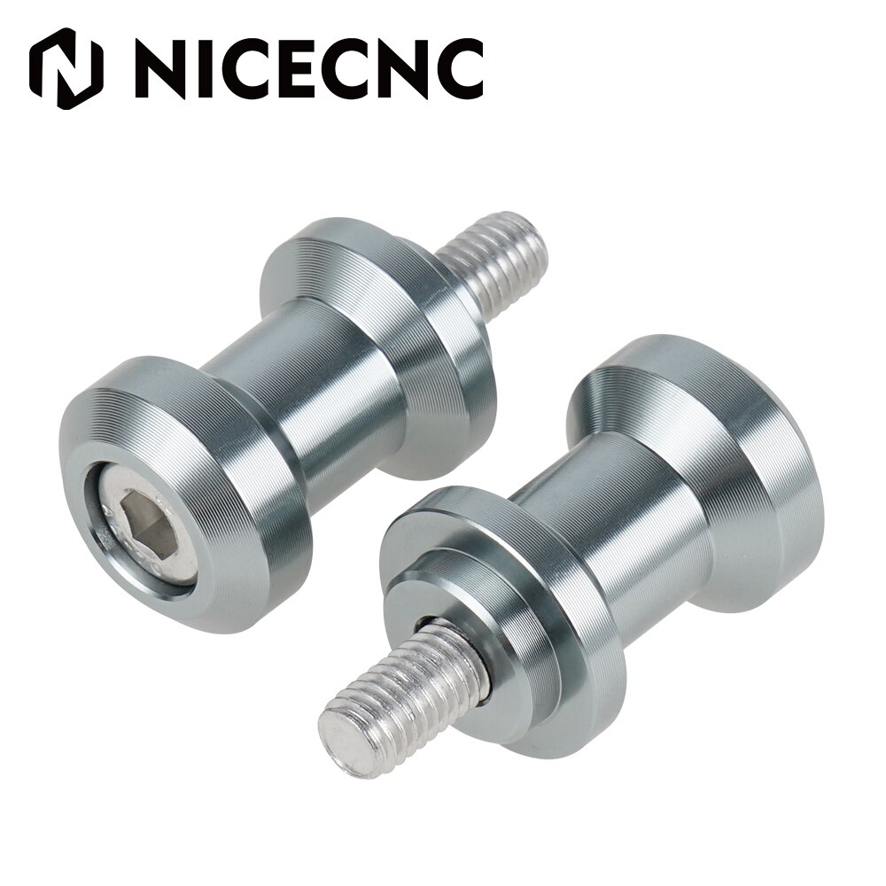 Nicecnc 8Mm Cnc Achterbrug Spoelen Sliders Swing Arm Voor Suzuki SV650 SV650S SV1000 SV1000S SFV650 TL1000S TL1000R TL1000 R/S Sv: Titanium