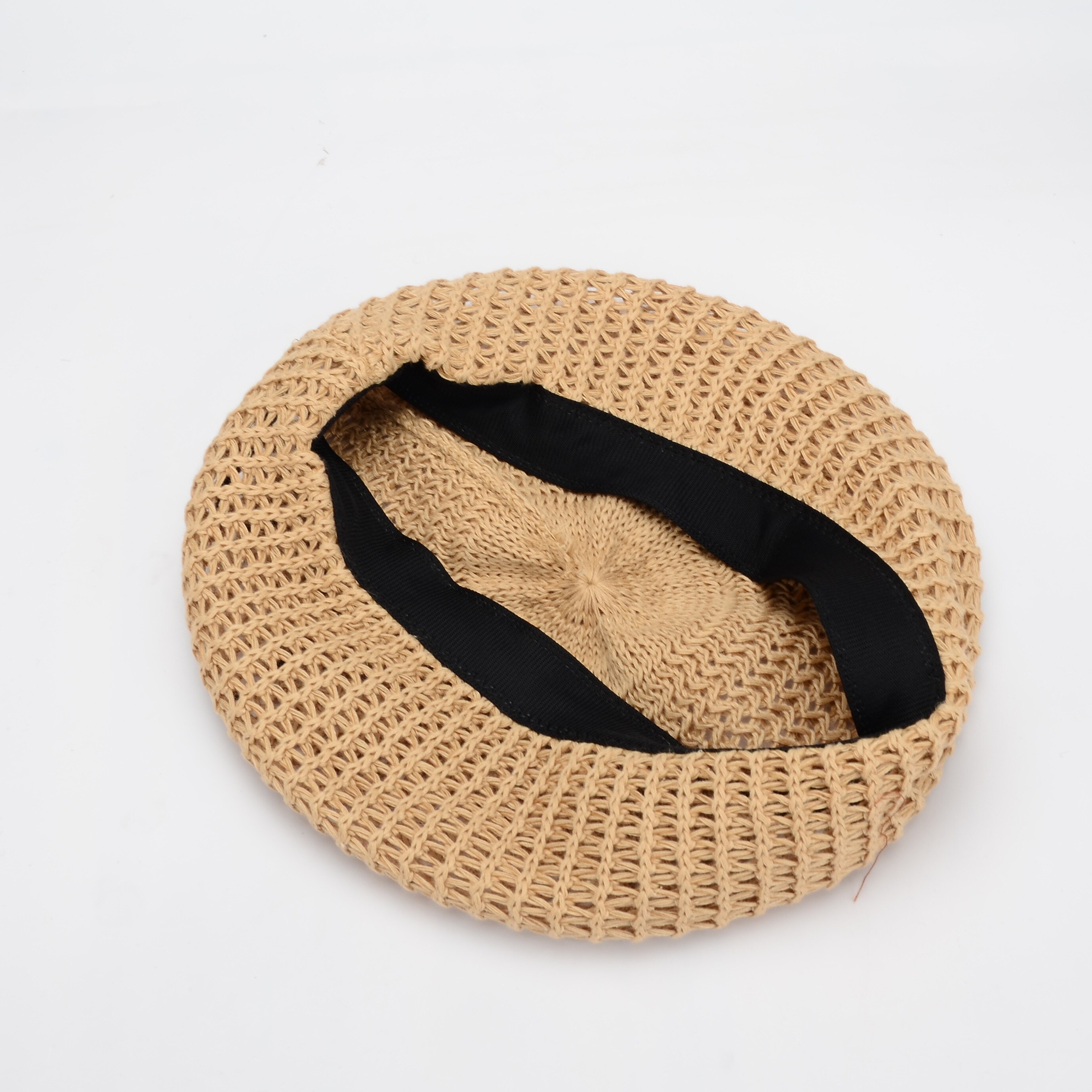 COKK-boinas francesas de punto hechas a mano para mujer, boinas negras huecas, transpirables, sombrero de pintor, boinas para estudiantes