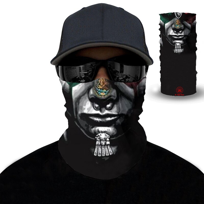 Écharpe de randonnée 3D clown écharpe magique Polyester microfibre Bandana sport cyclisme équitation Bandanas bandeau hommes femmes Bandanas