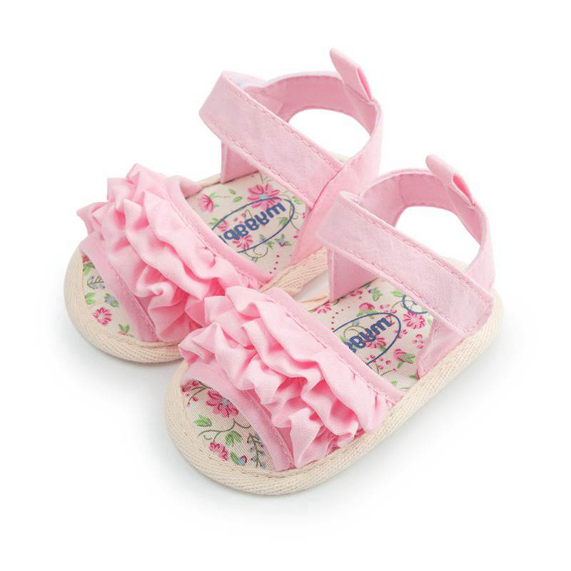 Baby Sandalen Sommer freundlicher Mädchen Weiche Sohle Schuhe Anti-Unterhose Schuhe Prewalkers Wanderschuhe Für Mädchen freundlicher lässig Schuhe: P / 2