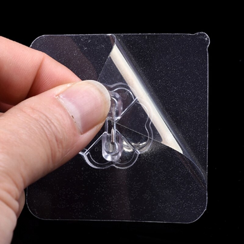 Waterdichte Heavy Duty Muur Hanger Voor Deur Badkamer En Keuken 8 Stks/set Herbruikbare Zelfklevende Haken