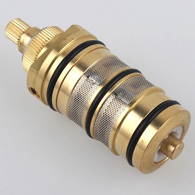 Messing Bad Douche Thermostatische Cartridge &amp; Handvat Voor Mengkraan Mixer Douche Bar Mengkraan Douche Mengkraan Cartridge