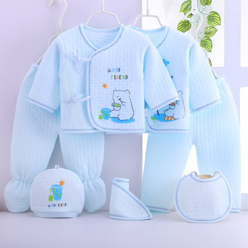 (7pcs/set)Newborn Baby 0-6M Clothing Nature$heathy Baby Boy/Girl Clothes 100% Cotton Cartoon Underwear 207084