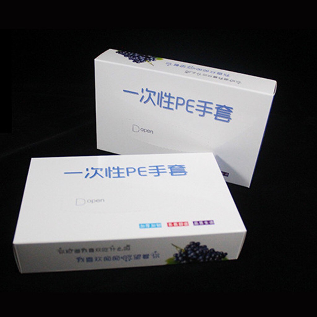 200Pc Kunststoffen Duidelijke Wegwerp Handschoenen Voor Restaurant Keuken Voedsel Huishouden Sanitair Wegwerphandschoenen Keuken Accessoires Z61