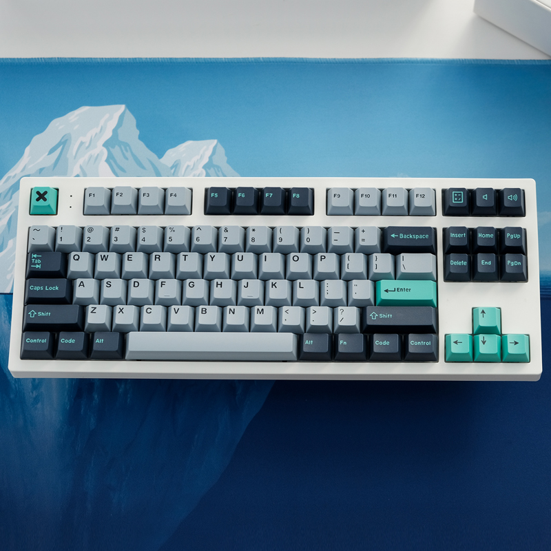G-MKY Hammerhead Shark 173 KEYCAPS Cherry Profile Keycap DOUBLE SHOT ABS FONT PBT Keycaps FOR MX Switch Mechanical Keyboard