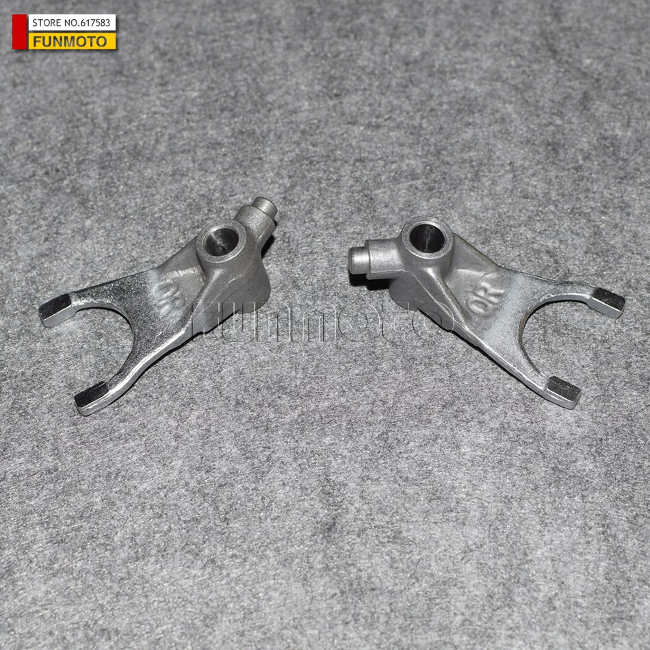 2 stks shift vork voor 150cc ATV E-TON/YUKON ST EXL150/FUSIM/FX ATV/YONGHE 150CC GOKART