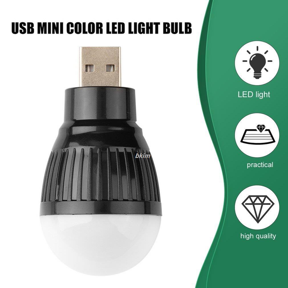 USB Night Light LED Plug Lamp Computer Mobile Power Charging USB Small Book Lamps Eye Protection Reading Light Small Round Light