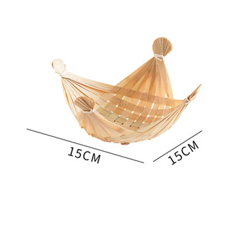 Geweven Producten Handgemaakte Bamboe Mand Boerderij Servies Sashimi Plaat Decoratie Japanse Bamboe Bento Sushi Zeevruchten Boot: 8