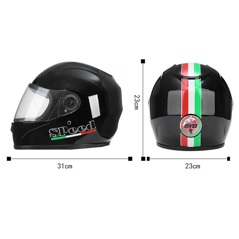 Motorcycle Helmet Windproof Full Face Helmets Dual Lens Anti-Fog Sun Protection Helmet Men Moto Electric Helmet Motocross