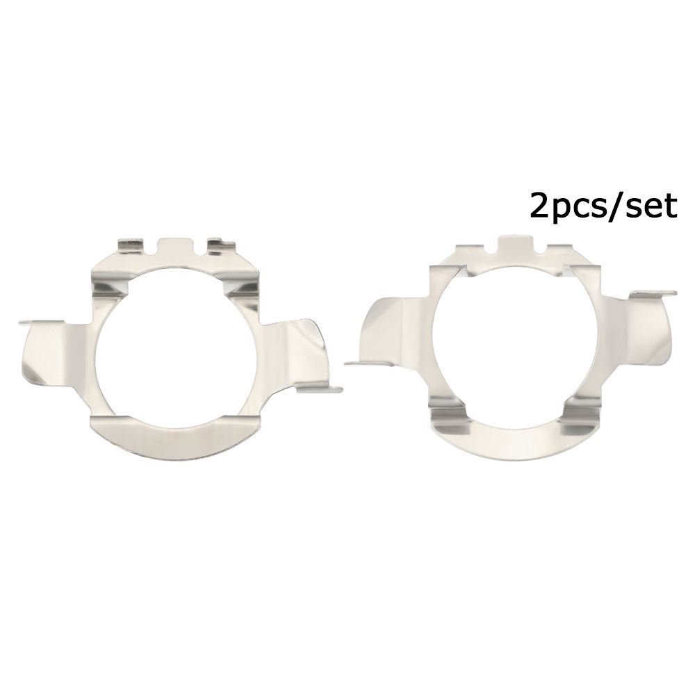 2 stk. aluminium  h7 led-holder autolyktbase universal billyktholderadapter monteringsstativ pæresokkel