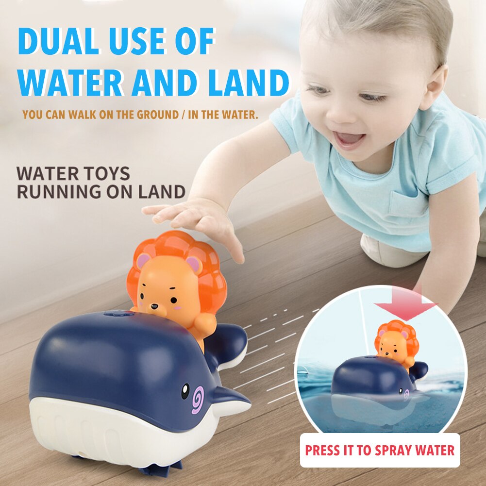 Babybadkamer Toy Kids Walvis Spray Water Drijvende Speelgoed Badkamer Beregening Douche Zwemmen Water Speelgoed Kids # W: Default Title