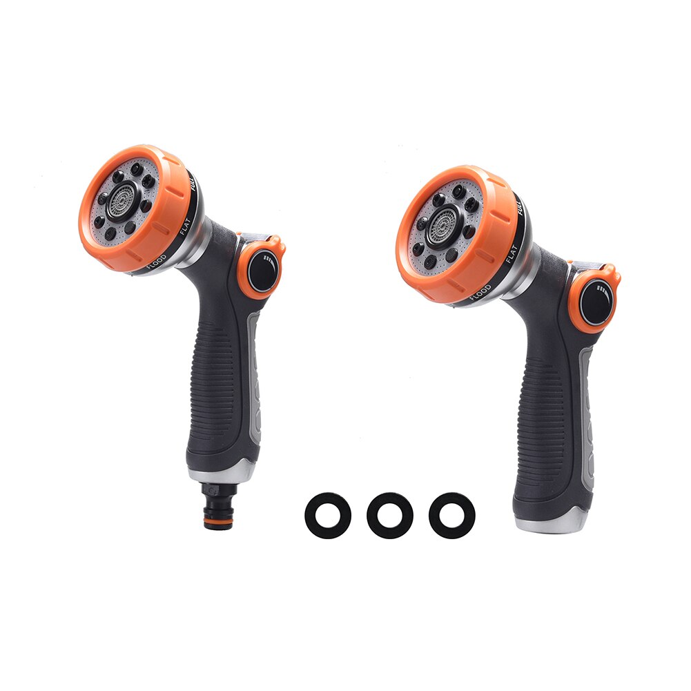 Verstelbare 8 Model Water Spuitpistool Lawn Watering Multifunctionele Wasstraat Hoge Druk Hand-Held Sprinkler Tuin water Nozzle