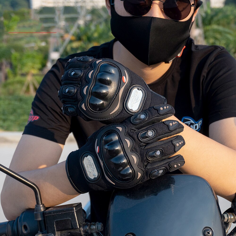 Motorcycle Gloves Super Fiber Reinforced Leather Motocross Motorbike Biker Racing Car Riding Mechanical Moto Gloves Men Women