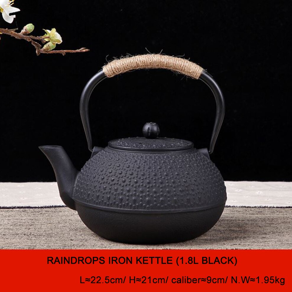 Ancienne Théière Japonaise En Fonte - Marron - Tetsubin