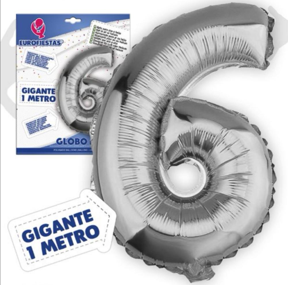 EUROFIESTA GLOBOS DE POLIAMIDA 1 METRO NUMERO 6