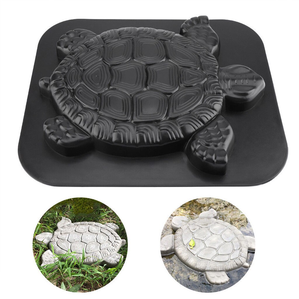 Turtle Stepping Stone Mold Concrete Cement Mould ABS Tortoise Garden Path 44CM Concrete Molds форма для бетона
