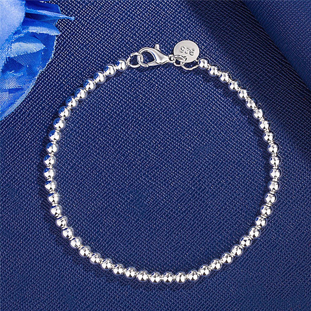 Fine 925 sterling silver Chain stars Bracelets for women Charms party Wedding Jewelry: green