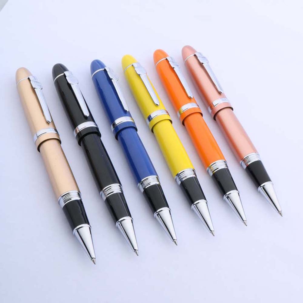JINHAO 159 classic silver Twist Rollerball Pen calligraphy spinning switzerland ink Business Office school supplies
