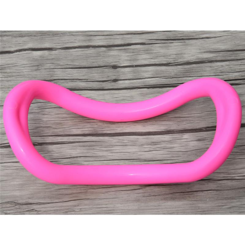 Yoga ring open schouder schoonheid rug strekken cervicale yoga cirkel mooie benen pilates cirkel rug strekken ring: Roze