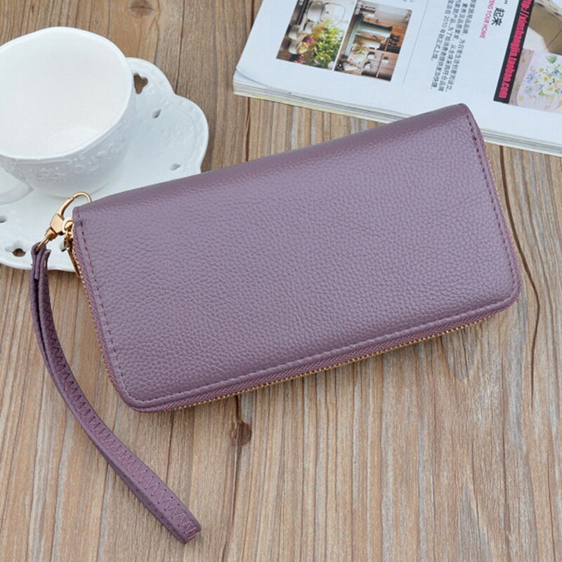 Women Long Wallets Large-capacity Double Zipper Clutch Wallet Ladies Double-layer Clutch Bag Wallet Coin Purse