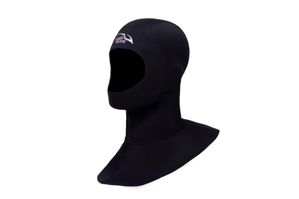 Blijf duiken 3mm neopreen duikkap met schouder snorkeluitrusting hoed muts winter zwemmen warm wetsuit speervissen