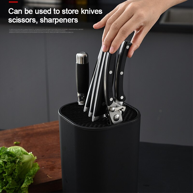 Plastic Knife Holder Storage Bucket Scissors Sharp... – Grandado