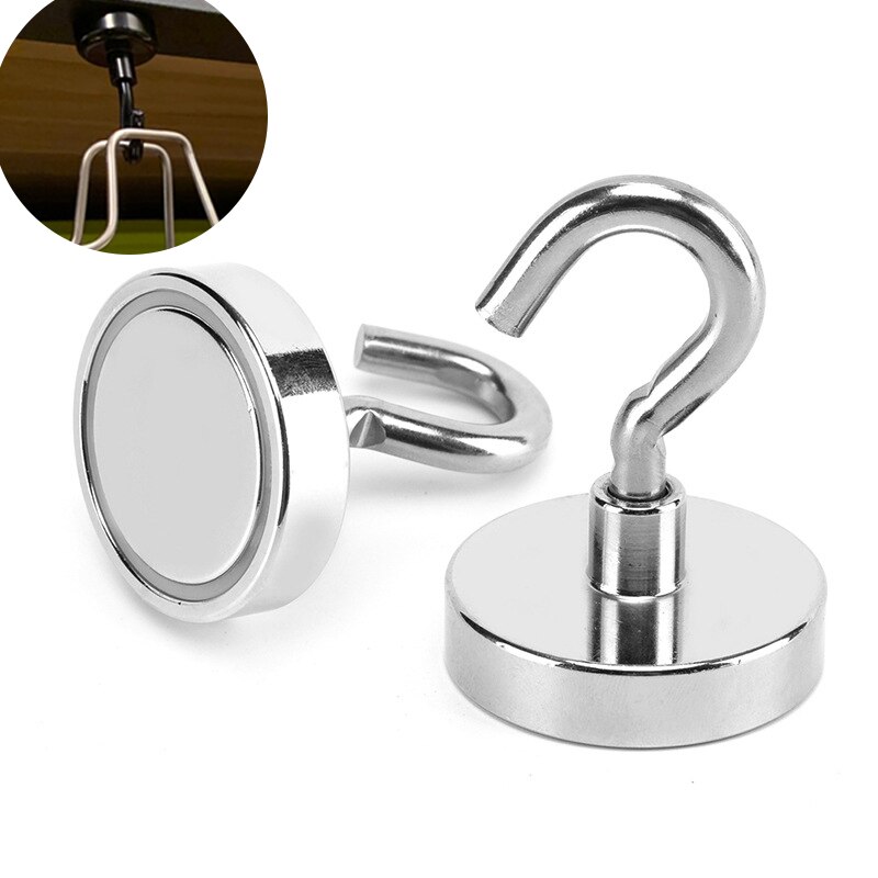 Magnetisk krok sterk krok magnet brakett vegg suge krok brakett støtte maskinvare magnetiske verktøy flere farger
