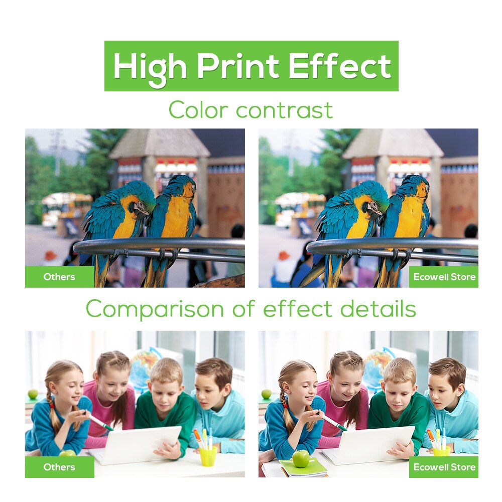 Ecowell 1 Set Kp 108IN Kp 36IN Selphy Kleur Inkt Papier Compatibel Voor Canon Selphy Cp1300 Cp910 Cp1200 Cp900 Printer cp1300