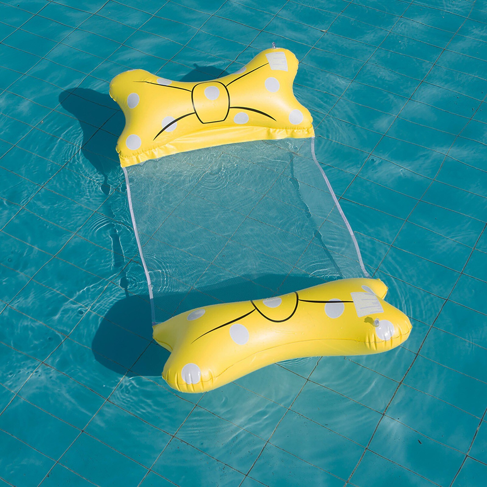 Swimming Pool Foldable Inflatable Seat Summer Water Floating Seat Safe summer swimming pool Bow floating row Swimming pool suppl: C