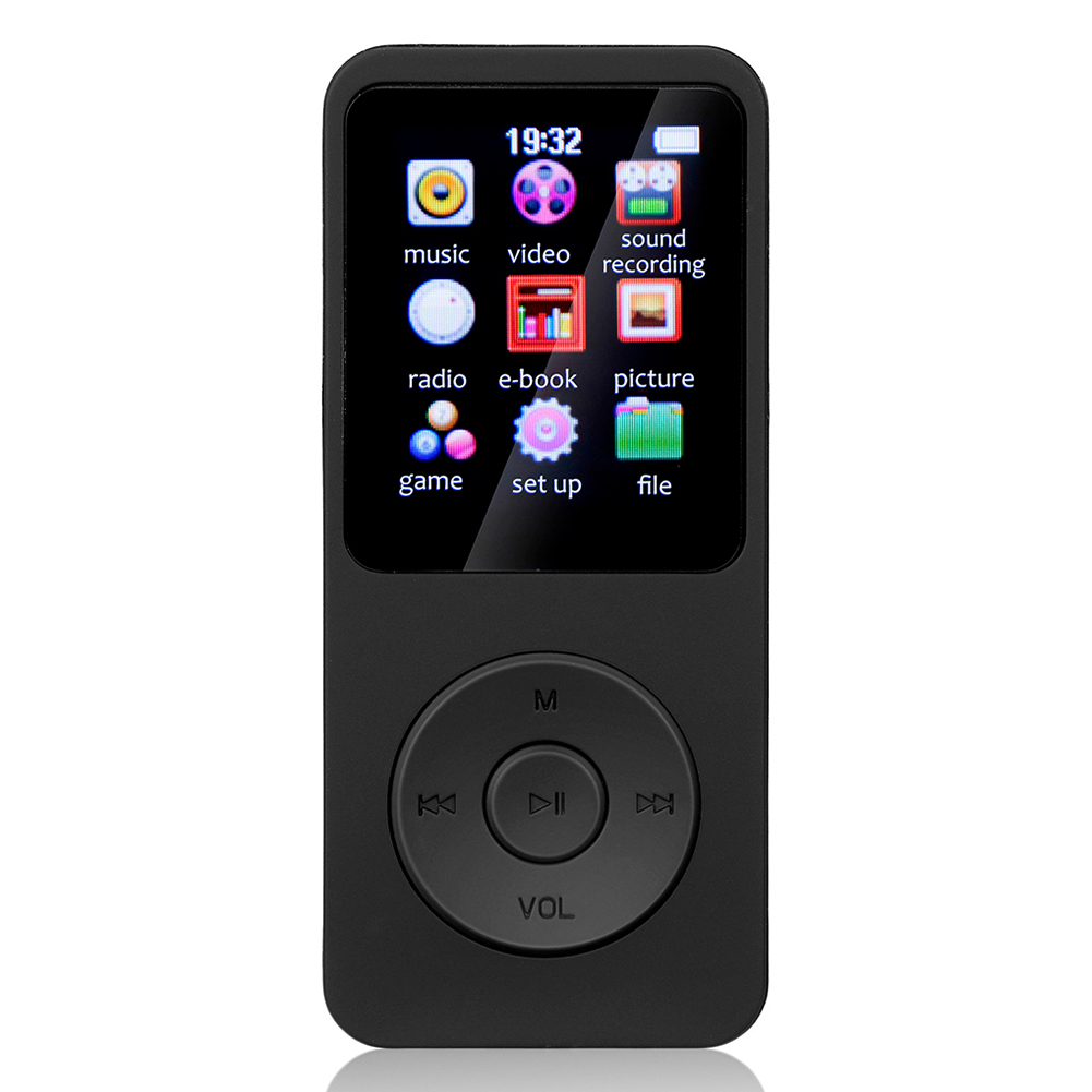 MP3 MP4 Player Bluetooth-Compatible5.0 Portable HiFi Music Player Sports MP3 Player with E-book/FM Radio/Recording