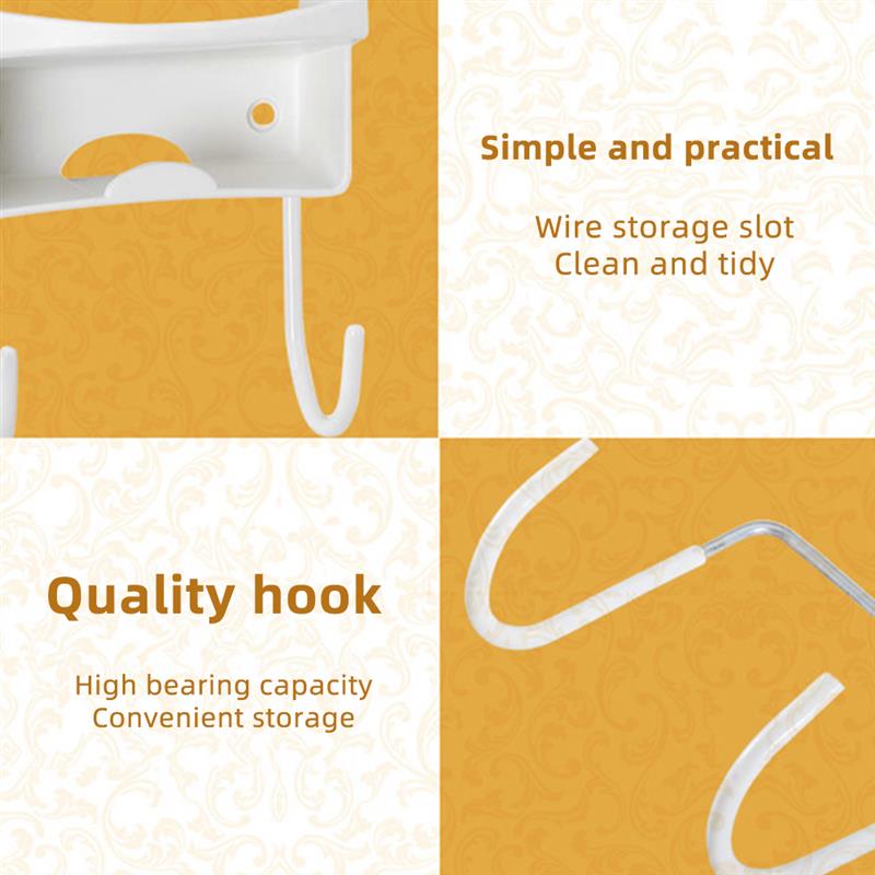 Iron Hanger Wall Iron Bracket Wall Mount Ironing Storage Rack Ironing Board Hanger Iron Storage Rack Home Storage Holder