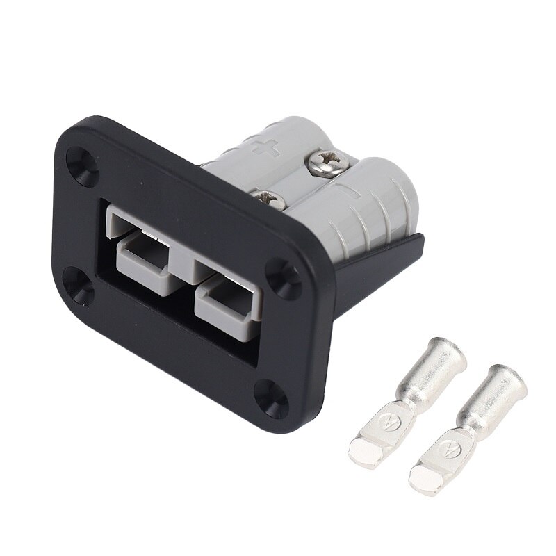 DAZZLEEX Staffa Da Incasso Per Spina Anderson 50A – Pannello Di Copertura Per Camper E Caravan Con Viti